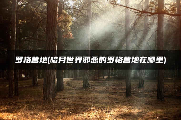 罗格营地(暗月世界邪恶的罗格营地在哪里)