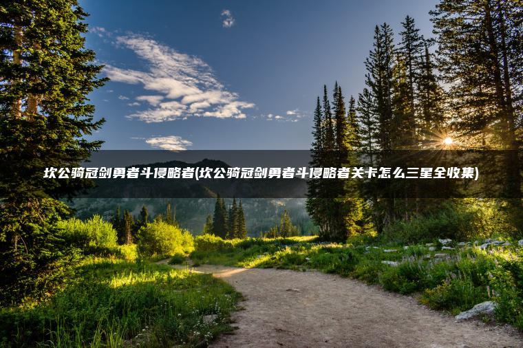坎公骑冠剑勇者斗侵略者(坎公骑冠剑勇者斗侵略者关卡怎么三星全收集)