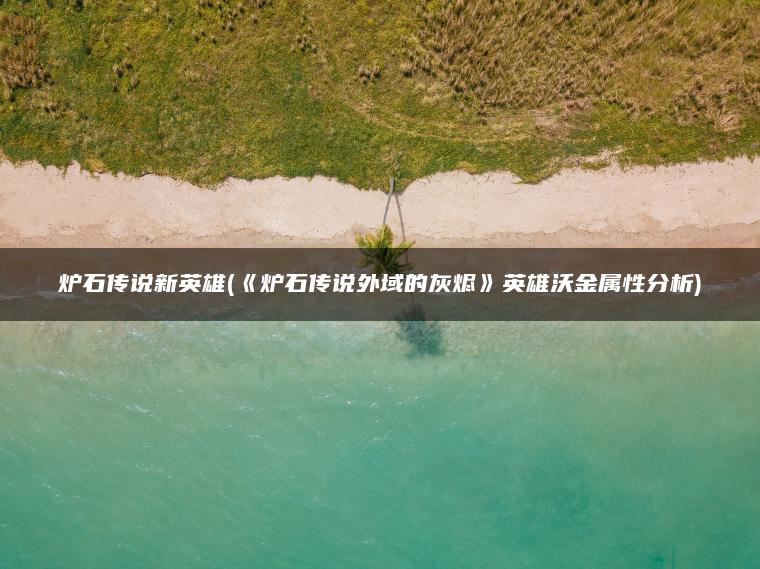 炉石传说新英雄(《炉石传说外域的灰烬》英雄沃金属性分析)
