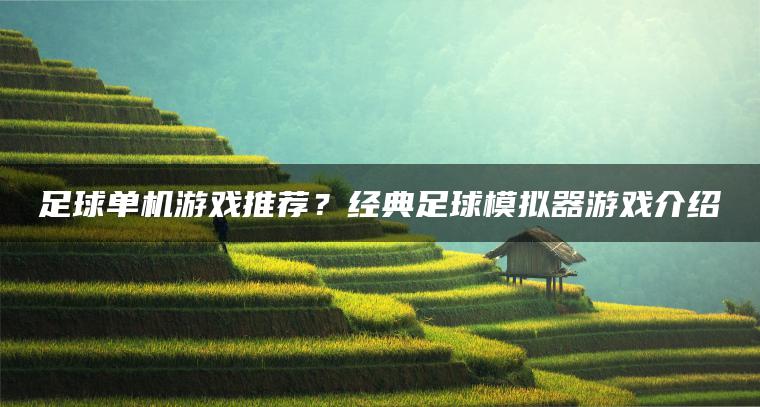 足球单机游戏推荐？经典足球模拟器游戏介绍