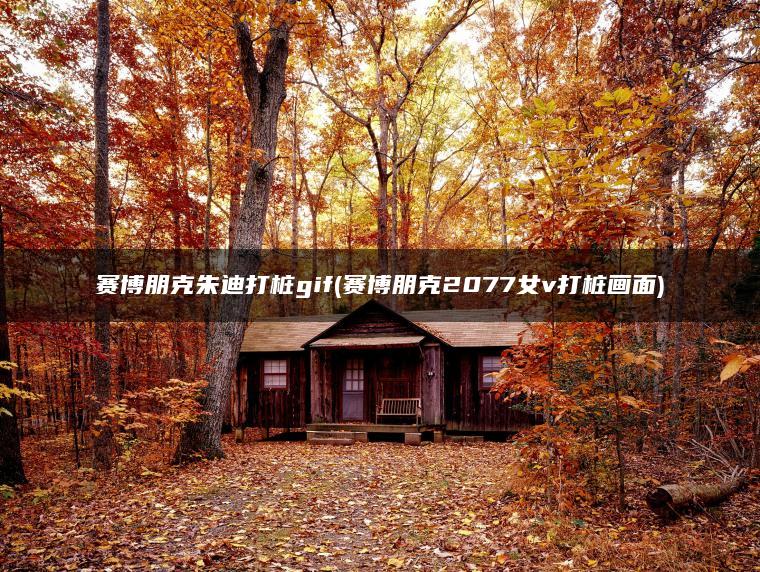 赛博朋克朱迪打桩gif(赛博朋克2077女v打桩画面)