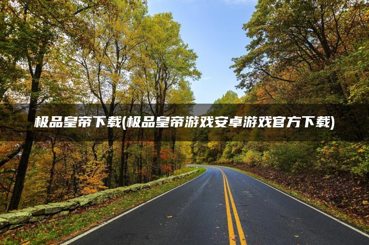 极品皇帝下载(极品皇帝游戏安卓游戏官方下载)