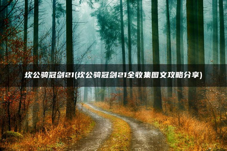 坎公骑冠剑21(坎公骑冠剑21全收集图文攻略分享)