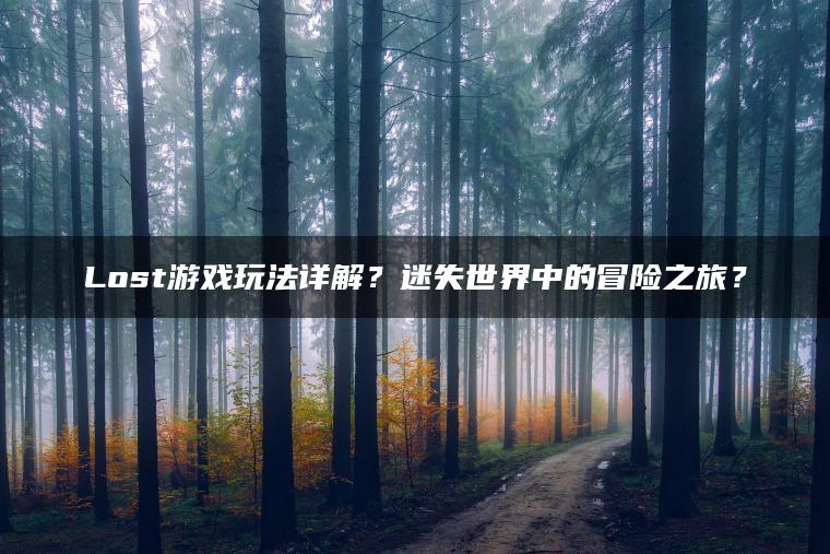 Lost游戏玩法详解？迷失世界中的冒险之旅？