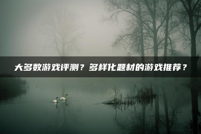 大多数游戏评测？多样化题材的游戏推荐？
