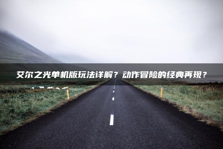 艾尔之光单机版玩法详解？动作冒险的经典再现？