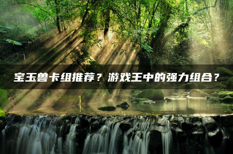 宝玉兽卡组推荐？游戏王中的强力组合？
